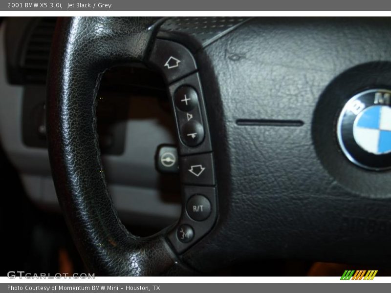 Jet Black / Grey 2001 BMW X5 3.0i