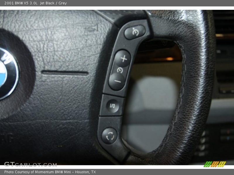 Jet Black / Grey 2001 BMW X5 3.0i