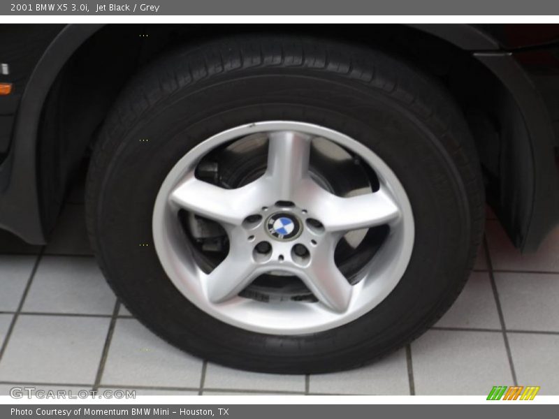 Jet Black / Grey 2001 BMW X5 3.0i