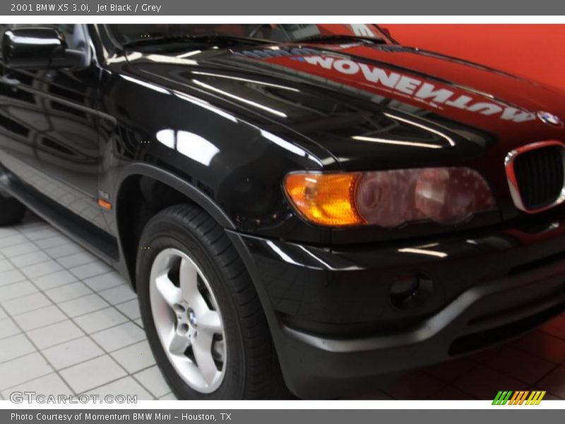 Jet Black / Grey 2001 BMW X5 3.0i