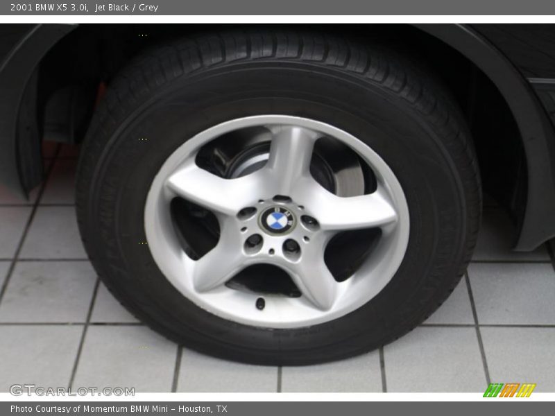 Jet Black / Grey 2001 BMW X5 3.0i