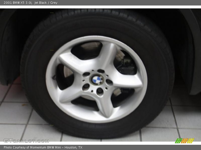 Jet Black / Grey 2001 BMW X5 3.0i