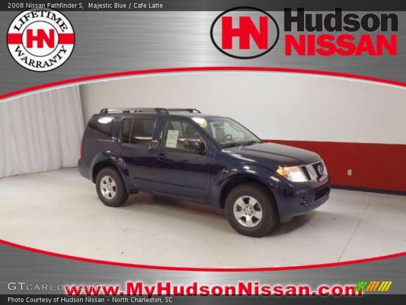 Majestic Blue / Cafe Latte 2008 Nissan Pathfinder S