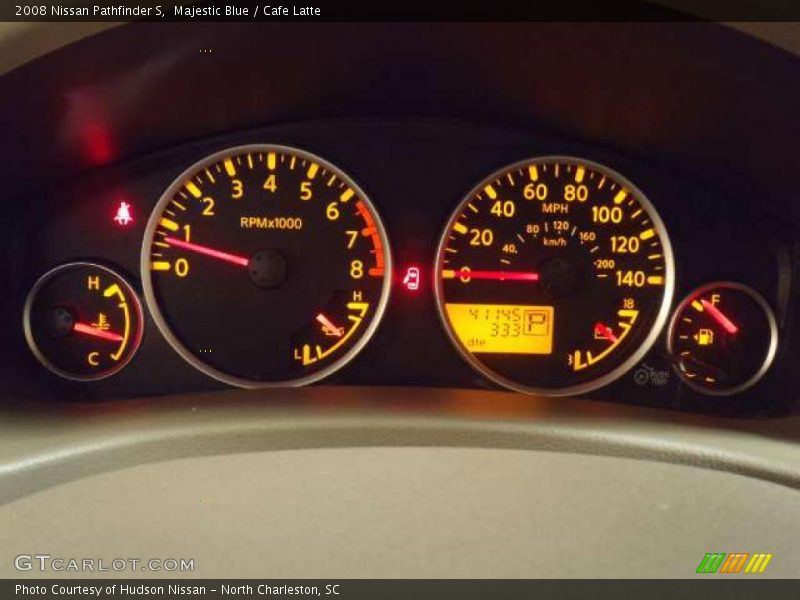 Majestic Blue / Cafe Latte 2008 Nissan Pathfinder S