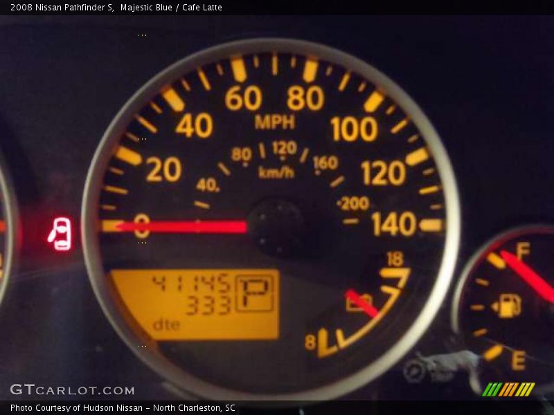 Majestic Blue / Cafe Latte 2008 Nissan Pathfinder S