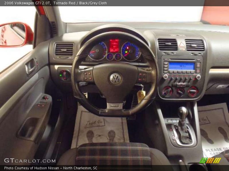 Tornado Red / Black/Grey Cloth 2006 Volkswagen GTI 2.0T