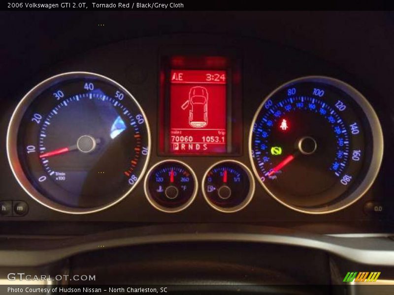 Tornado Red / Black/Grey Cloth 2006 Volkswagen GTI 2.0T