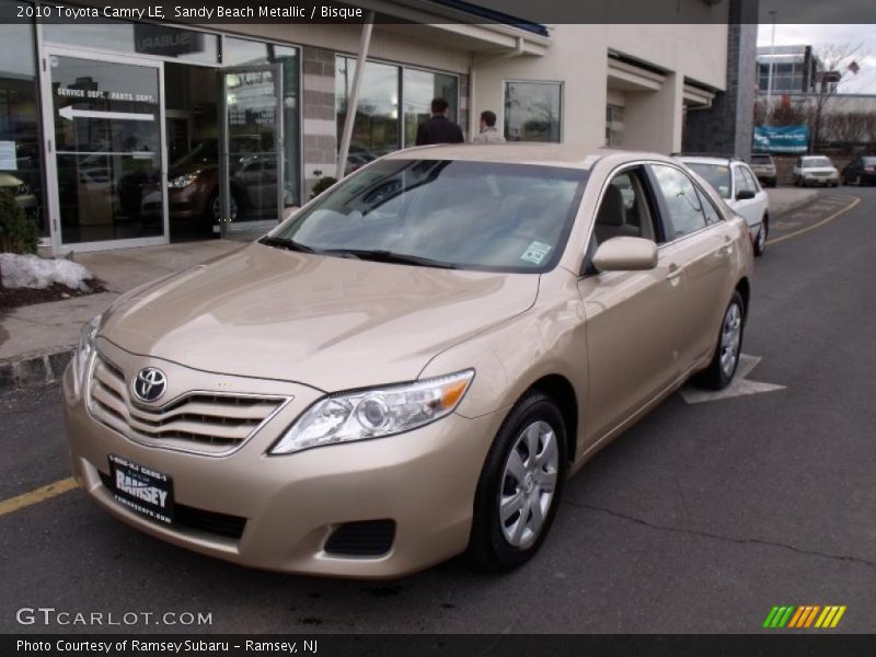 Sandy Beach Metallic / Bisque 2010 Toyota Camry LE