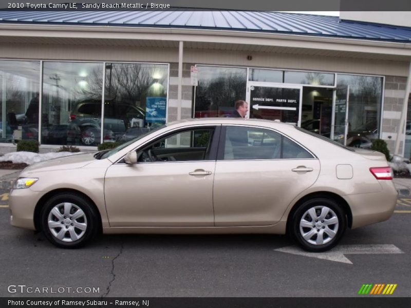 Sandy Beach Metallic / Bisque 2010 Toyota Camry LE