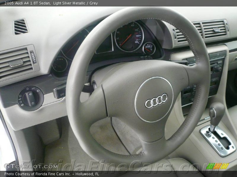 Light Silver Metallic / Grey 2005 Audi A4 1.8T Sedan