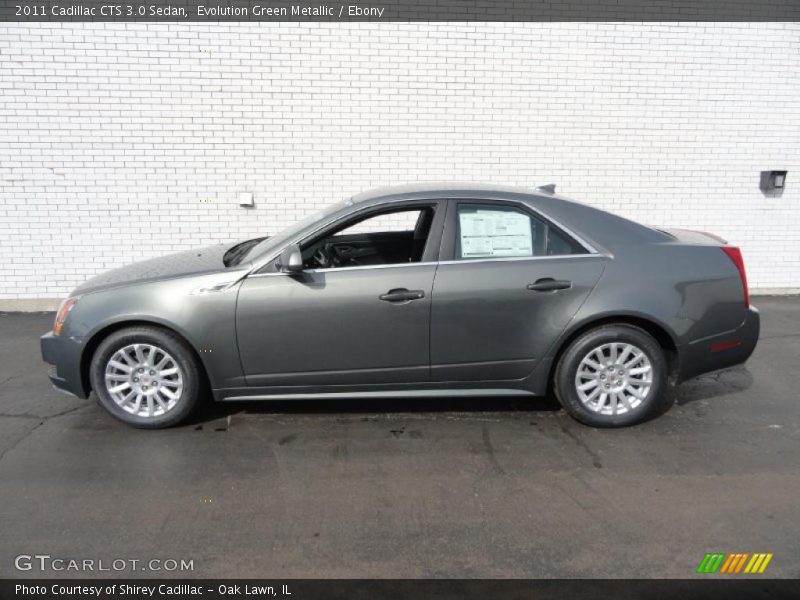  2011 CTS 3.0 Sedan Evolution Green Metallic