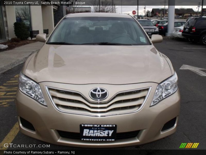 Sandy Beach Metallic / Bisque 2010 Toyota Camry LE