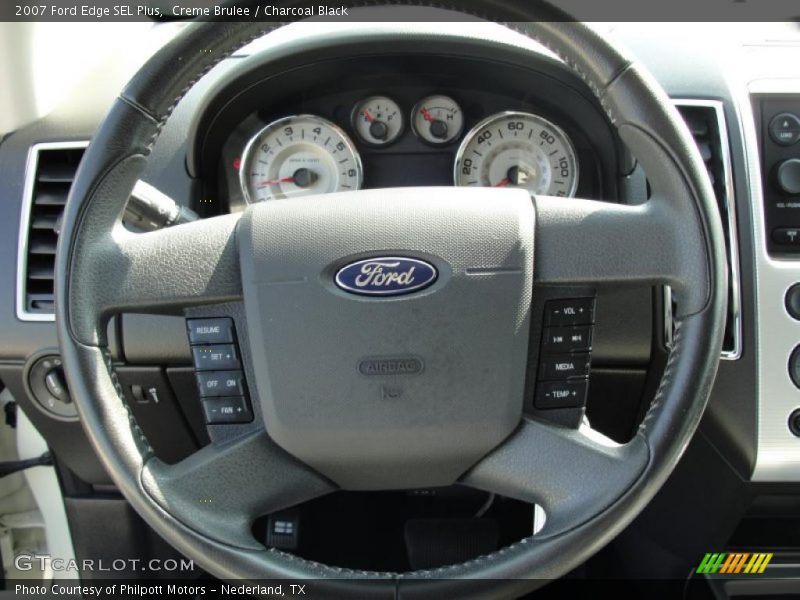 Creme Brulee / Charcoal Black 2007 Ford Edge SEL Plus