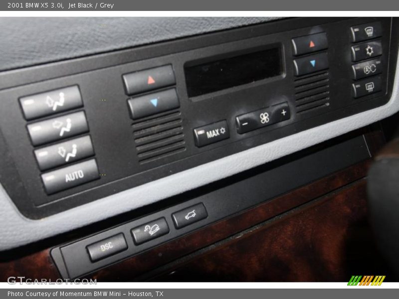 Jet Black / Grey 2001 BMW X5 3.0i