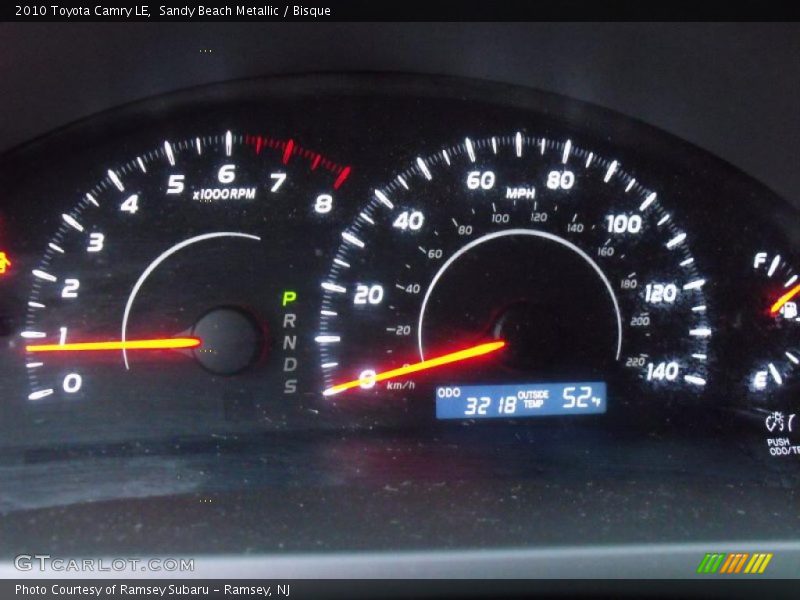 Sandy Beach Metallic / Bisque 2010 Toyota Camry LE