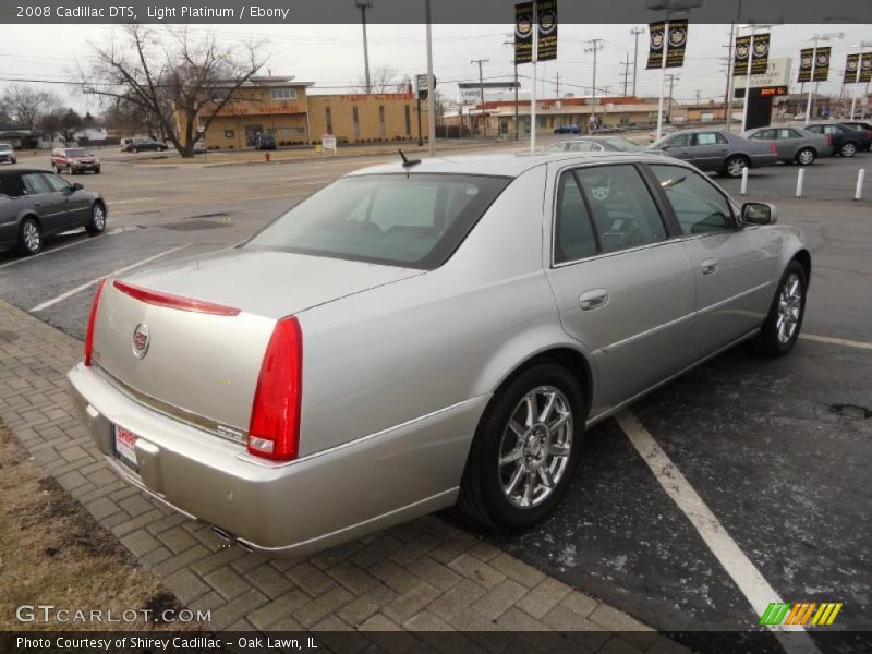 Light Platinum / Ebony 2008 Cadillac DTS