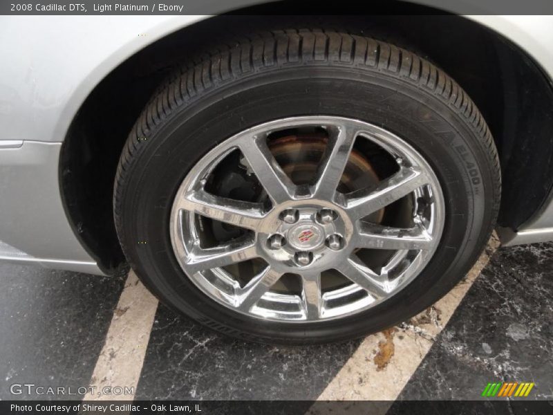 Light Platinum / Ebony 2008 Cadillac DTS