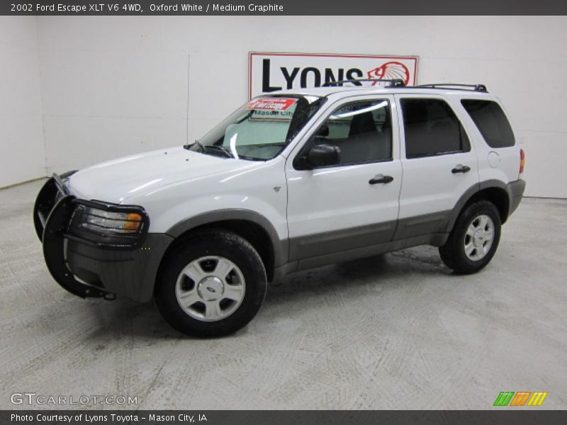 Oxford White / Medium Graphite 2002 Ford Escape XLT V6 4WD