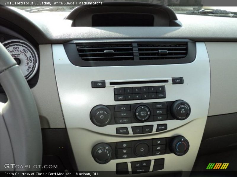 White Suede / Medium Stone 2011 Ford Focus SE Sedan