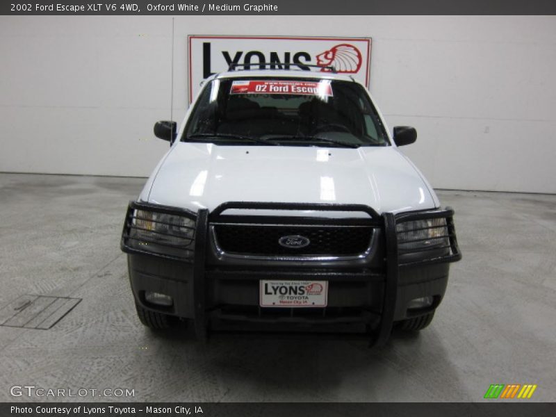 Oxford White / Medium Graphite 2002 Ford Escape XLT V6 4WD
