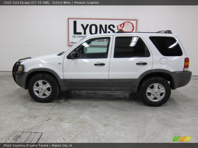 Oxford White / Medium Graphite 2002 Ford Escape XLT V6 4WD