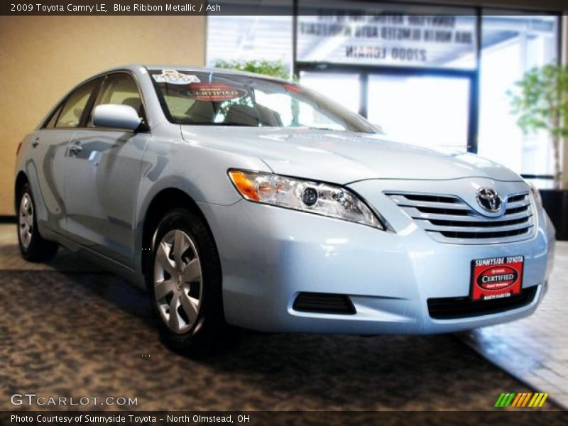 Blue Ribbon Metallic / Ash 2009 Toyota Camry LE