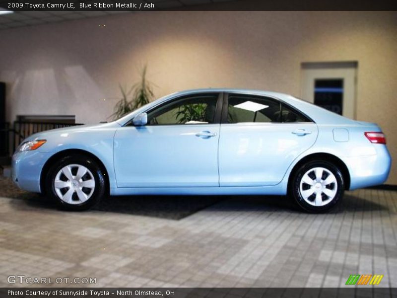 Blue Ribbon Metallic / Ash 2009 Toyota Camry LE
