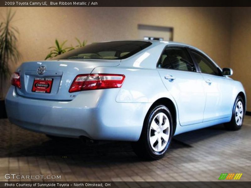 Blue Ribbon Metallic / Ash 2009 Toyota Camry LE