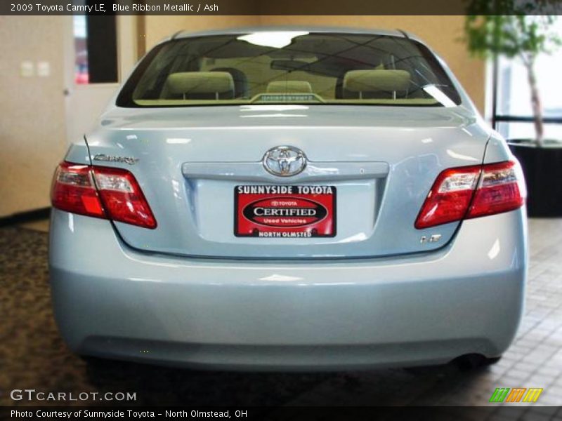 Blue Ribbon Metallic / Ash 2009 Toyota Camry LE