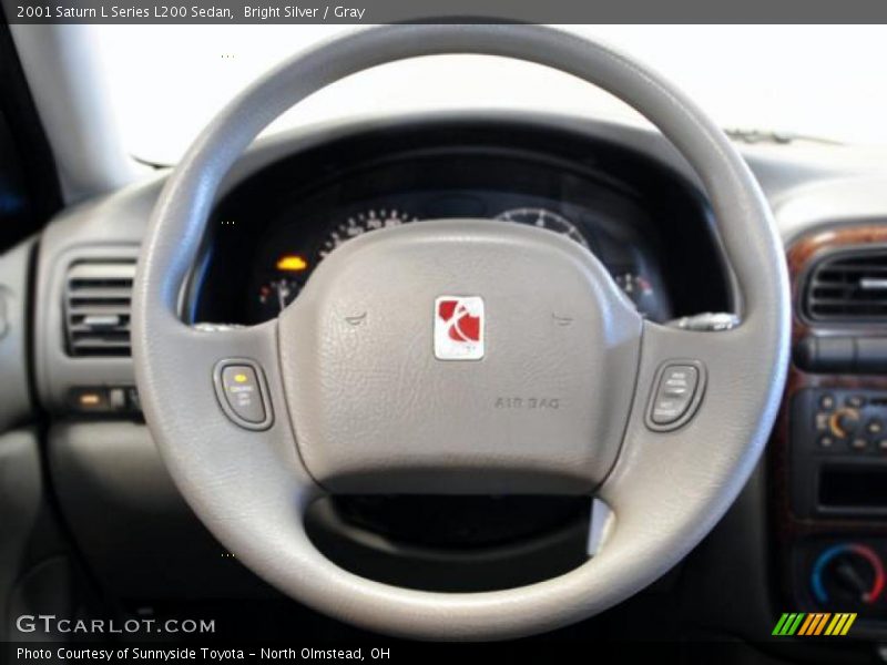 Bright Silver / Gray 2001 Saturn L Series L200 Sedan