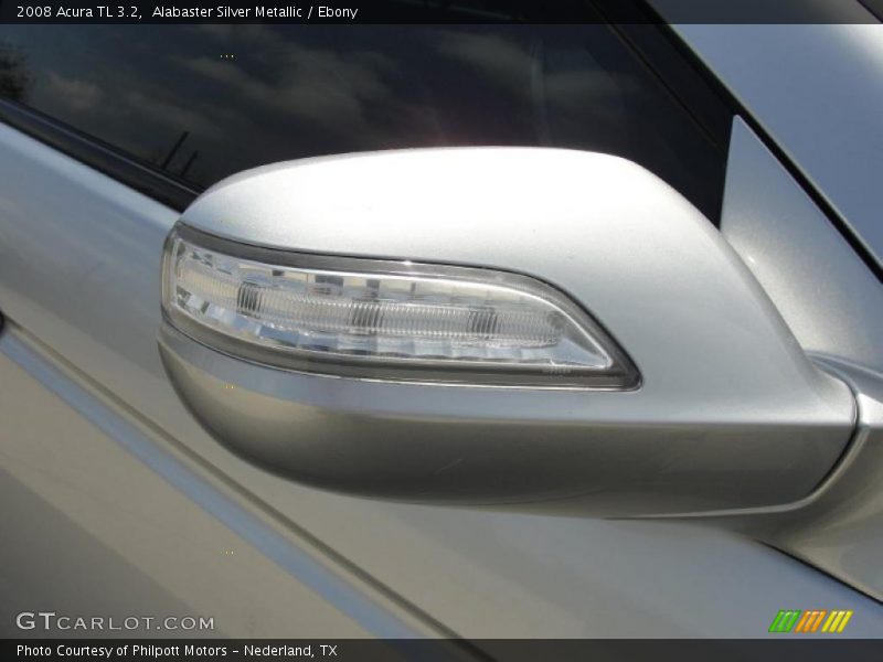 Alabaster Silver Metallic / Ebony 2008 Acura TL 3.2
