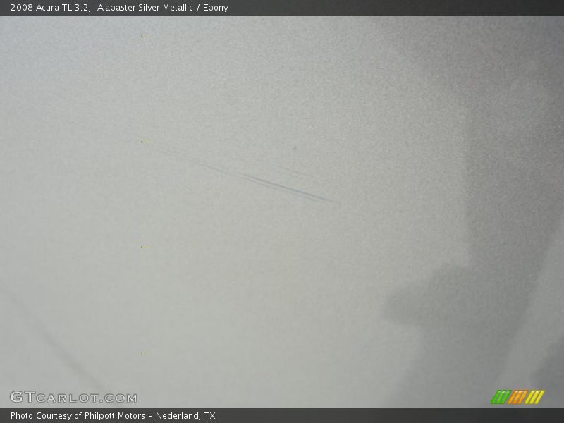 Alabaster Silver Metallic / Ebony 2008 Acura TL 3.2