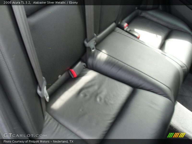 Alabaster Silver Metallic / Ebony 2008 Acura TL 3.2