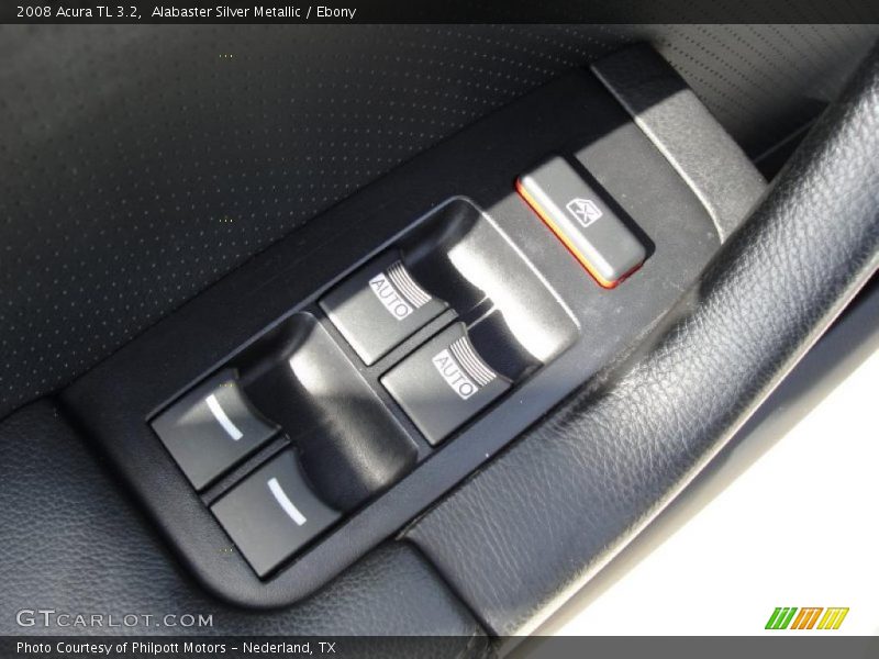 Alabaster Silver Metallic / Ebony 2008 Acura TL 3.2
