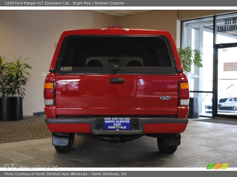 Bright Red / Medium Graphite 1999 Ford Ranger XLT Extended Cab