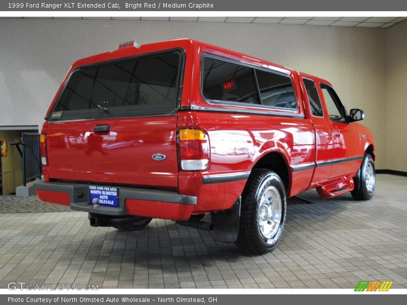 Bright Red / Medium Graphite 1999 Ford Ranger XLT Extended Cab