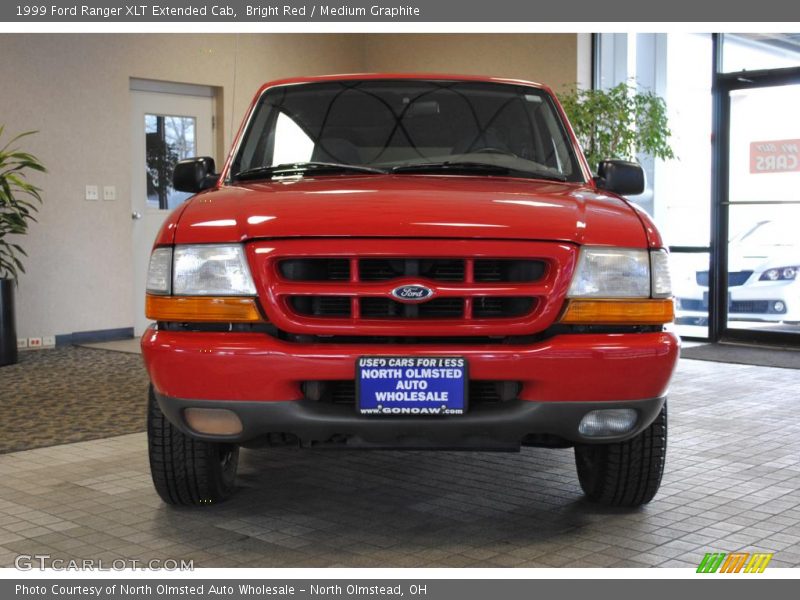 Bright Red / Medium Graphite 1999 Ford Ranger XLT Extended Cab