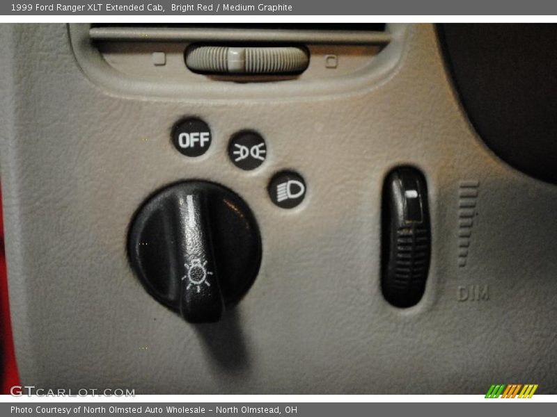Controls of 1999 Ranger XLT Extended Cab