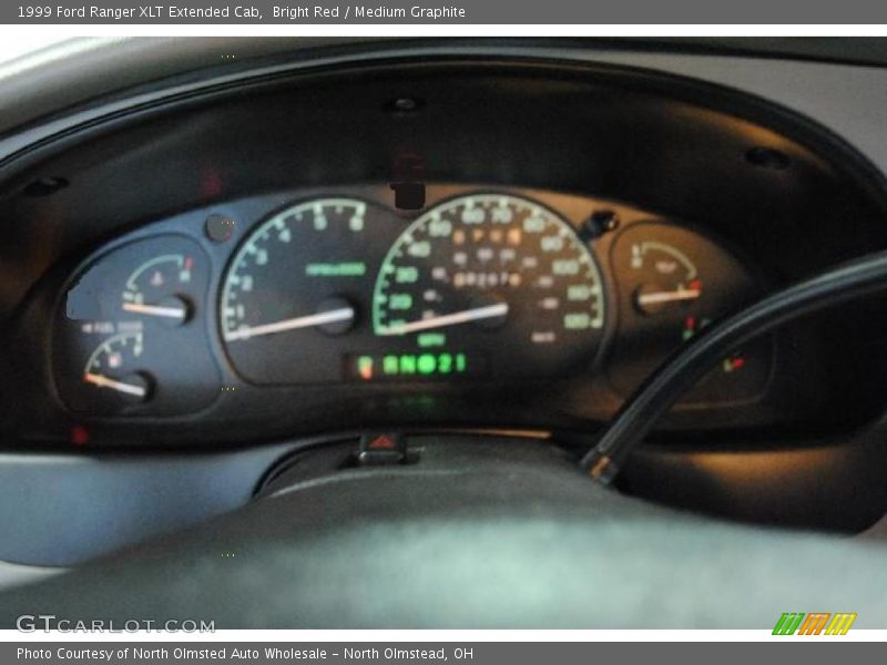 Bright Red / Medium Graphite 1999 Ford Ranger XLT Extended Cab
