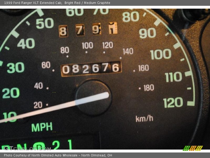 Bright Red / Medium Graphite 1999 Ford Ranger XLT Extended Cab