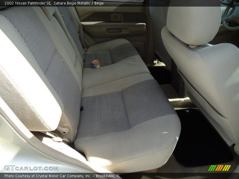 Sahara Beige Metallic / Beige 2002 Nissan Pathfinder SE