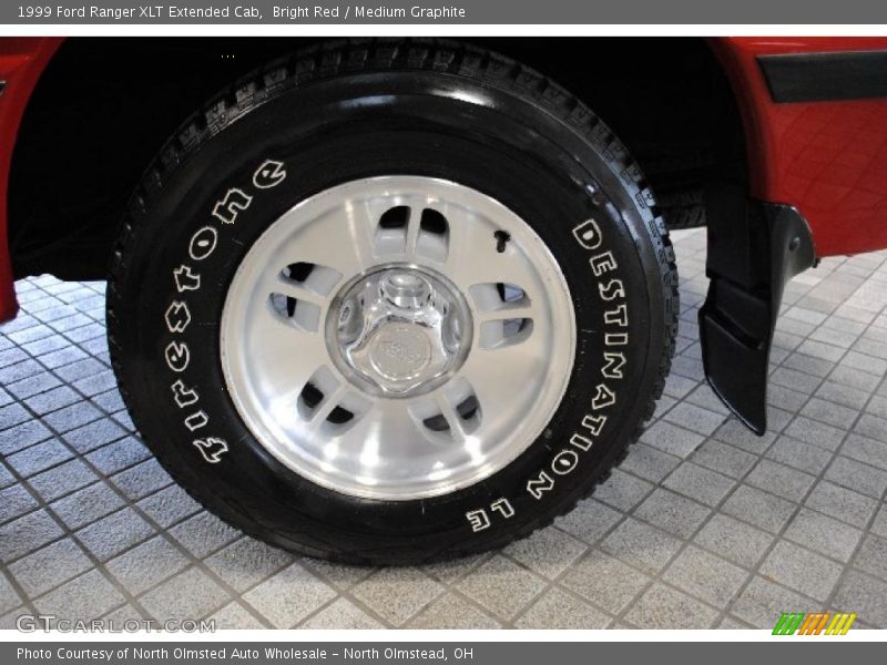 Bright Red / Medium Graphite 1999 Ford Ranger XLT Extended Cab