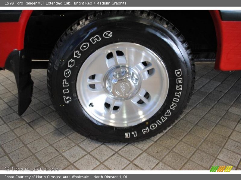 Bright Red / Medium Graphite 1999 Ford Ranger XLT Extended Cab