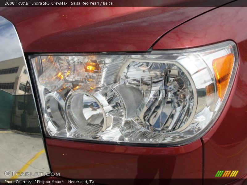 Salsa Red Pearl / Beige 2008 Toyota Tundra SR5 CrewMax