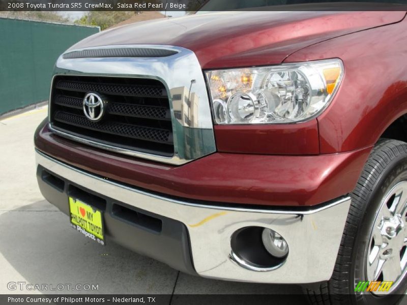 Salsa Red Pearl / Beige 2008 Toyota Tundra SR5 CrewMax
