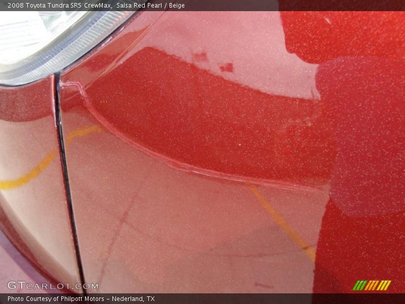 Salsa Red Pearl / Beige 2008 Toyota Tundra SR5 CrewMax