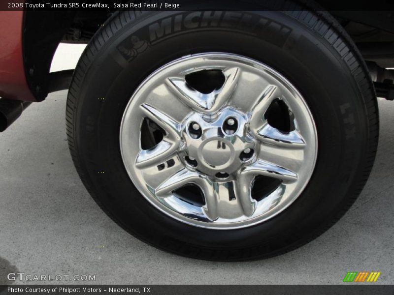 Salsa Red Pearl / Beige 2008 Toyota Tundra SR5 CrewMax