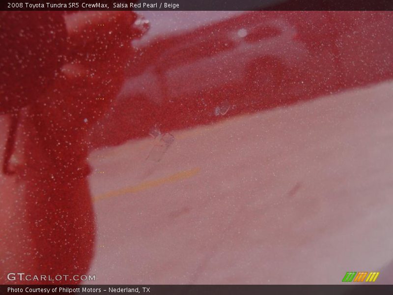 Salsa Red Pearl / Beige 2008 Toyota Tundra SR5 CrewMax