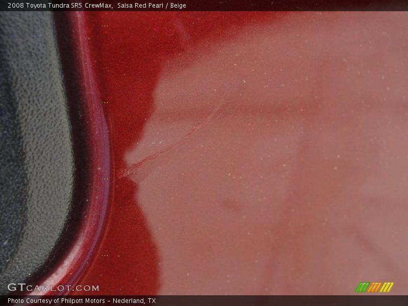 Salsa Red Pearl / Beige 2008 Toyota Tundra SR5 CrewMax
