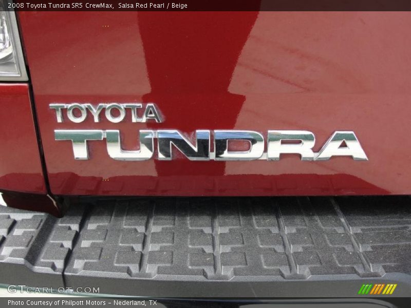 Salsa Red Pearl / Beige 2008 Toyota Tundra SR5 CrewMax